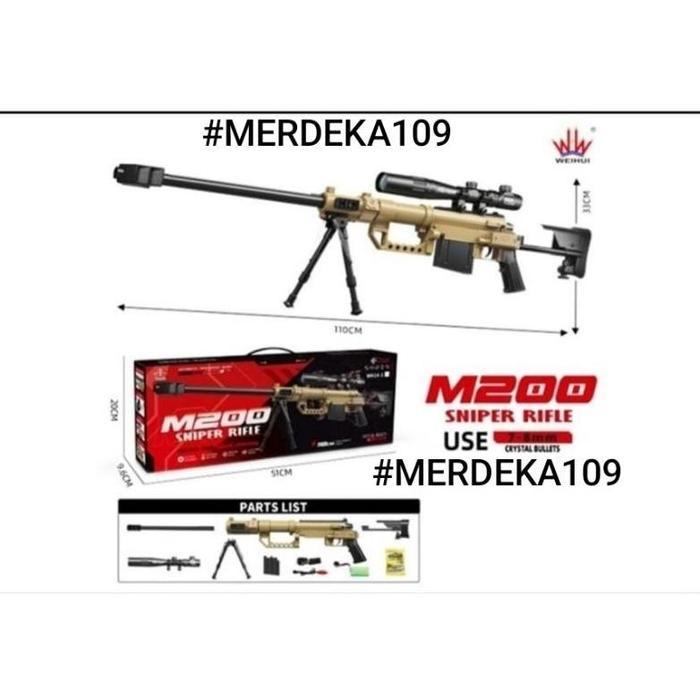 Mainan anak Tembakan water gell WGB WGG model automatic Electric Baterai charger News - M200