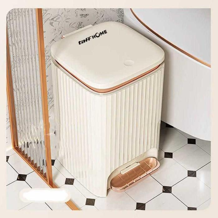 tempat sampah aesthetic tong sampah injak pedal kaki trash bin minimalis