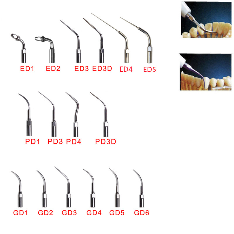 Terlaris Dental Scaler Tips For DTE SATELEC Dental Ultrasonic Scaler Tip Fit