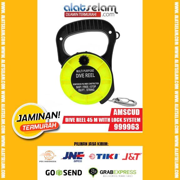 AmScuD Dive Reel with Locking System 45meter/150feet 999963 / Tali