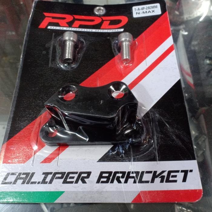 Bracket Kaliper 4P Depan Nmax 155 Old New Bottom Shock Standar Ori/ Breket 4 Piston Aerox 155 Old