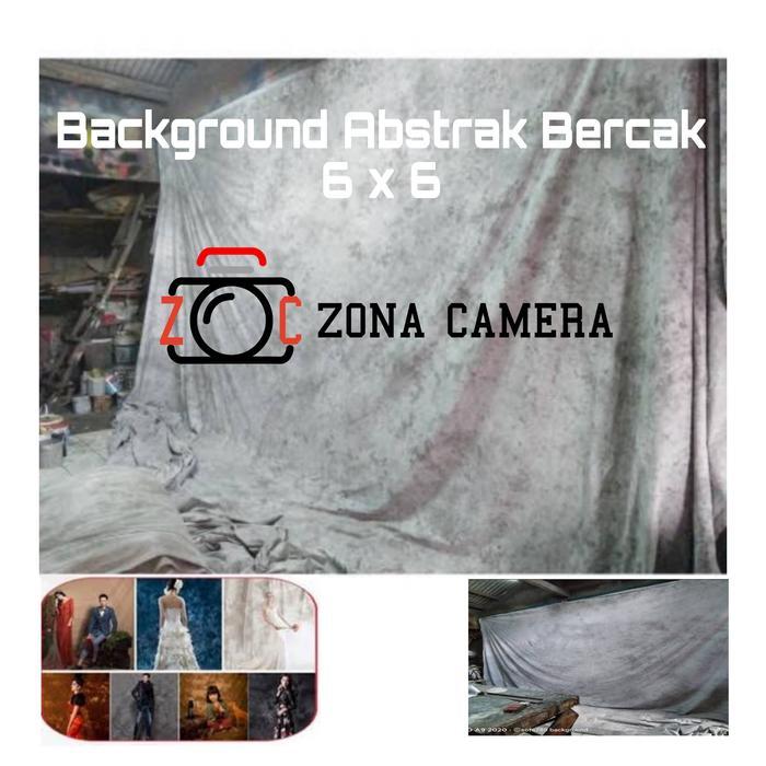 Background Abstrak Bercak 6 x 6 Meter Warna Warni Kain Backdrop Layar