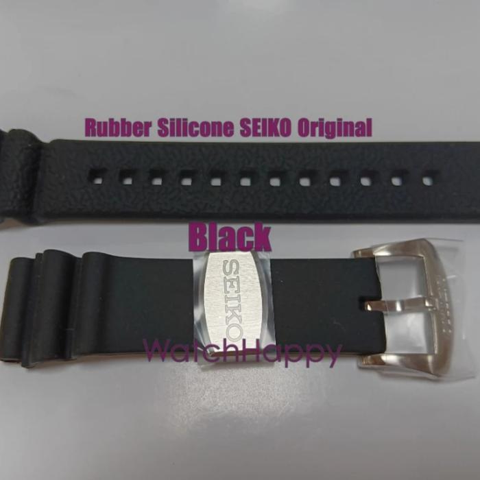 Ready WatchHappy Strap Rubber Silicone SEIKO ORIGINAL Prospex Diver Samurai Turtle Sumo Monster