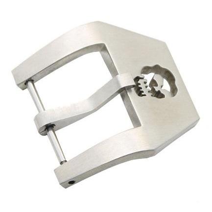 Ready Stainless Steel Pin Buckle Watch Clasp Jam Tangan Skull Tengkorak