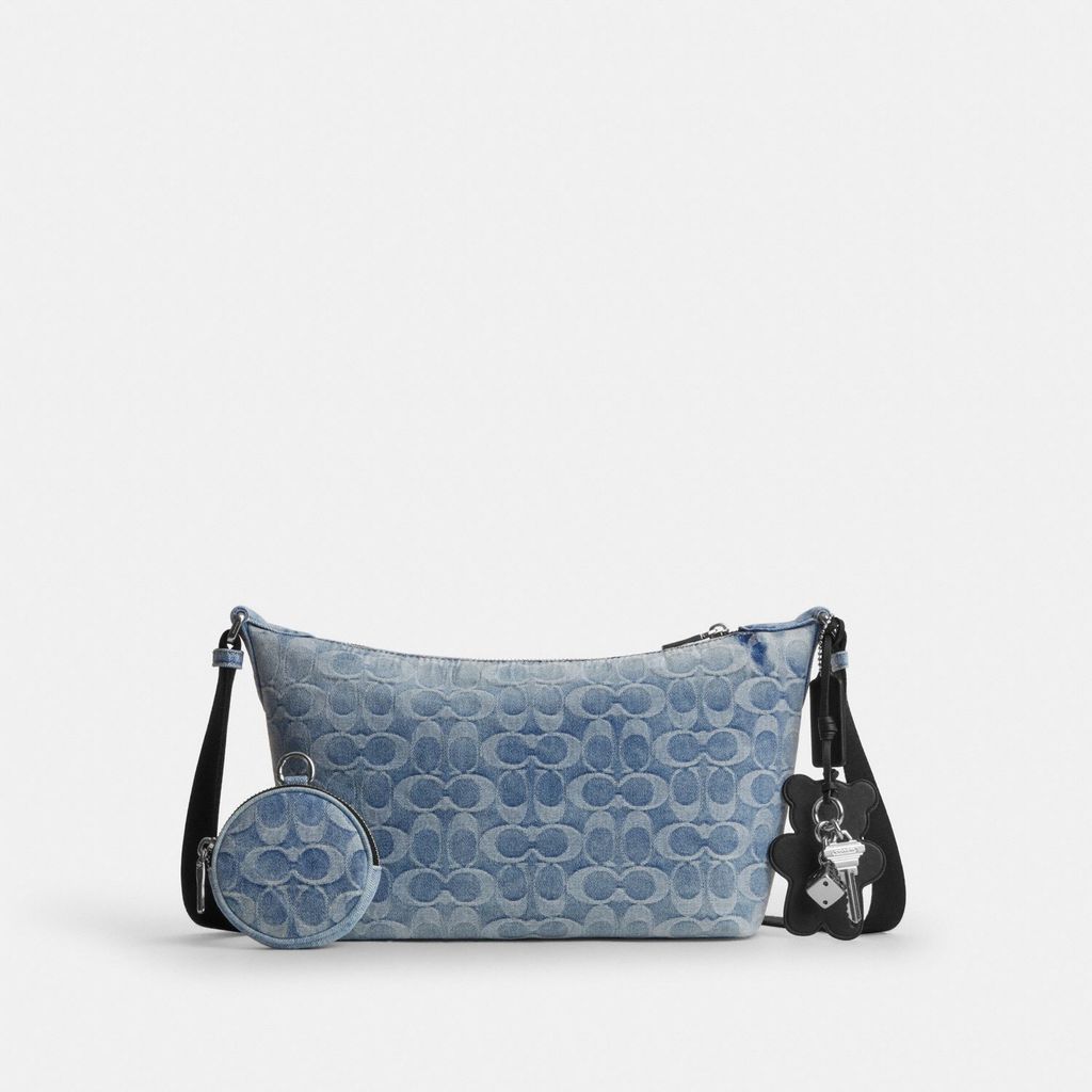 Coach Small Finn Crossbody With Pouch In Loved Signature Denim - Tas Selempang Pria