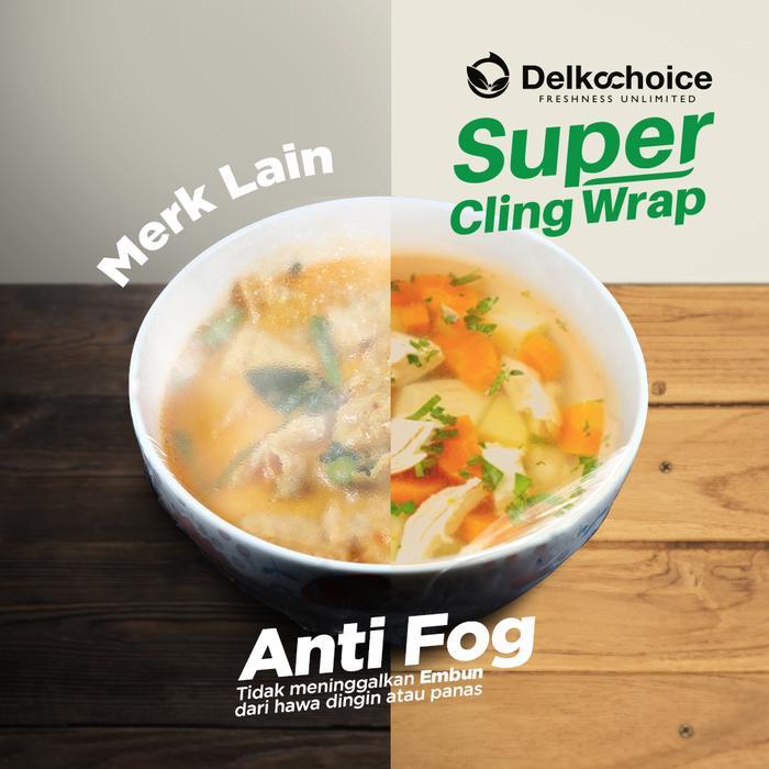 Super Cling Wrap / Plastik Wrapping Makanan / Delko Cling 600M