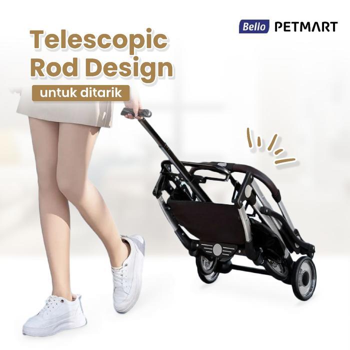 BELLO Pet Stroller Detachable Signature WM01