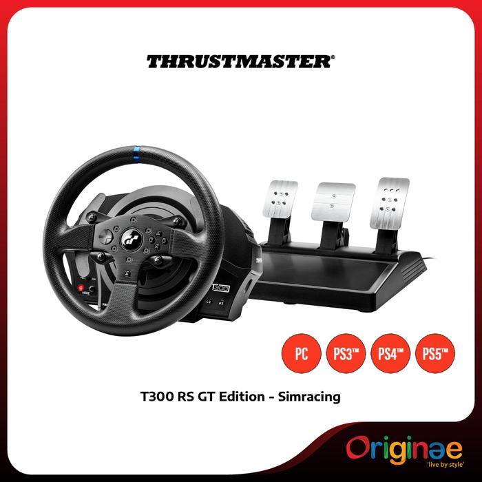Thrustmaster T300 RS GT Edition SimRacing Steering Wheel for PS4, PS5, PC - Racing Simulator