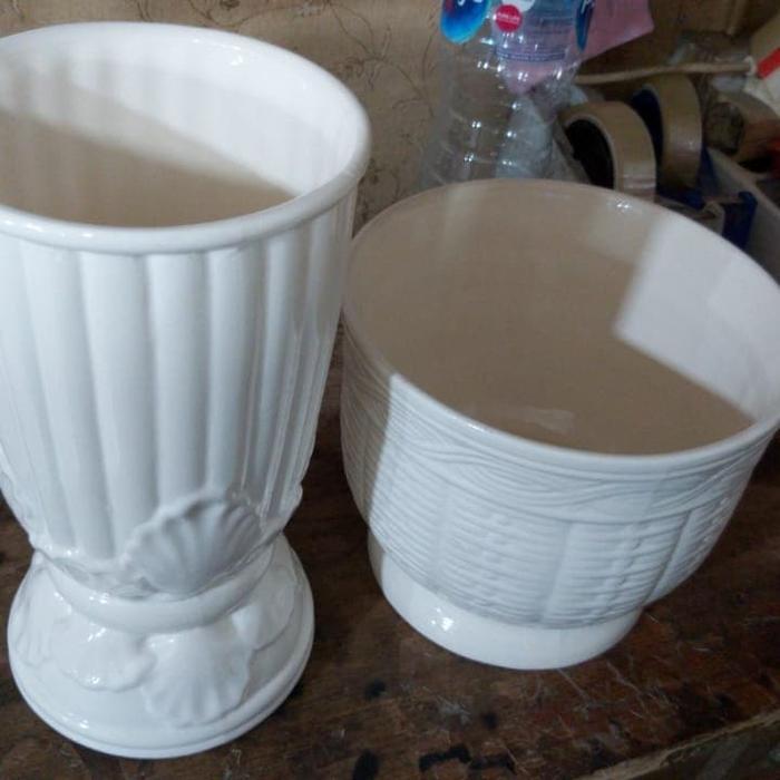 vas keramik/vas bulat /vas premium/vas keramik bulat