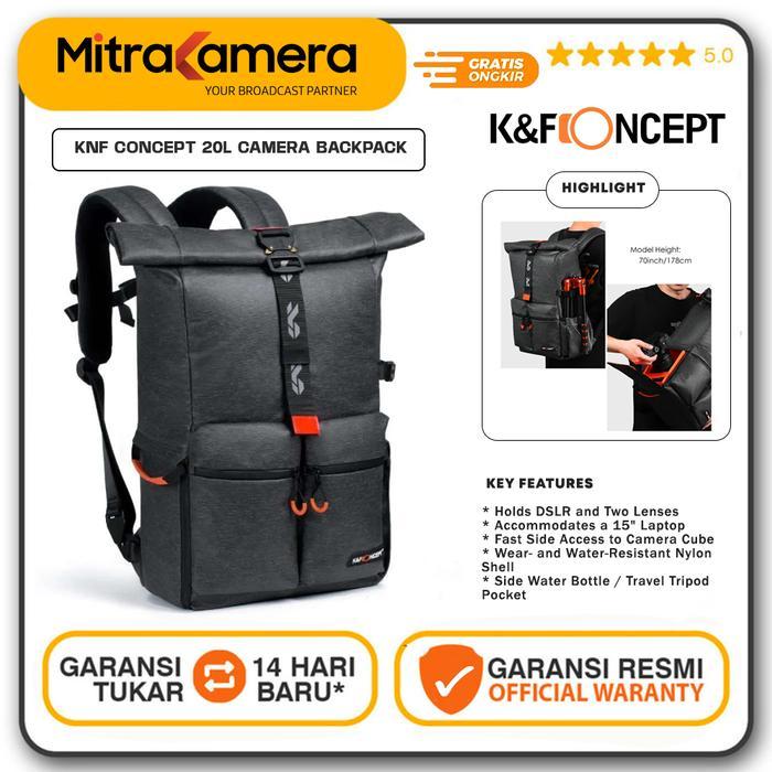 KNF Concept 20L Camera Backpack Waterproof Photography Laptop