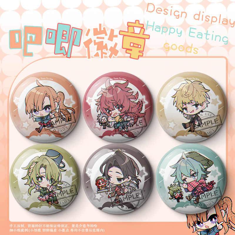 Your Turn To Die Death Game By Majority Brooch Chidouin Sara Fashion Jewelry Hiyori Sou Brooches for