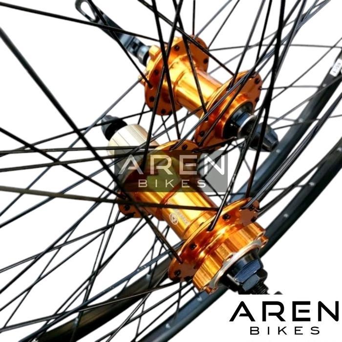 WHEELSET SEPEDA 27.5 ARAYA 650B HUB FREEHUB PACIFIC SLUP CASSETTE 7 8 9 10 11 SPEED JANGKRIK VELG