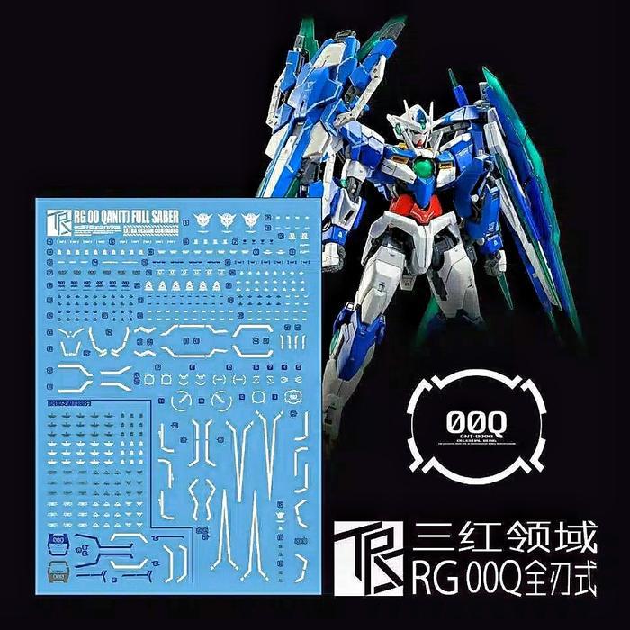 RG 00 QANT QAN[T] FULL SABER WATER DECAL TRANSAMSPHERE DECAL