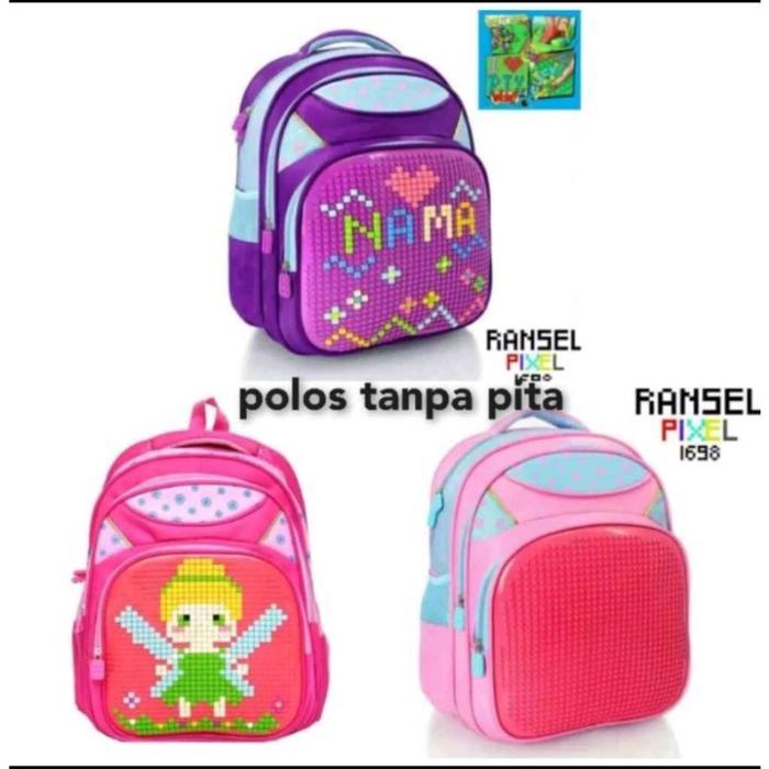 TAS RANSEL SEKOLAH LEGGO ANAK SD CEWEK/COWOK KREATIF BISA BONGKAR PASANG SUKA2 Trendy Terbaru