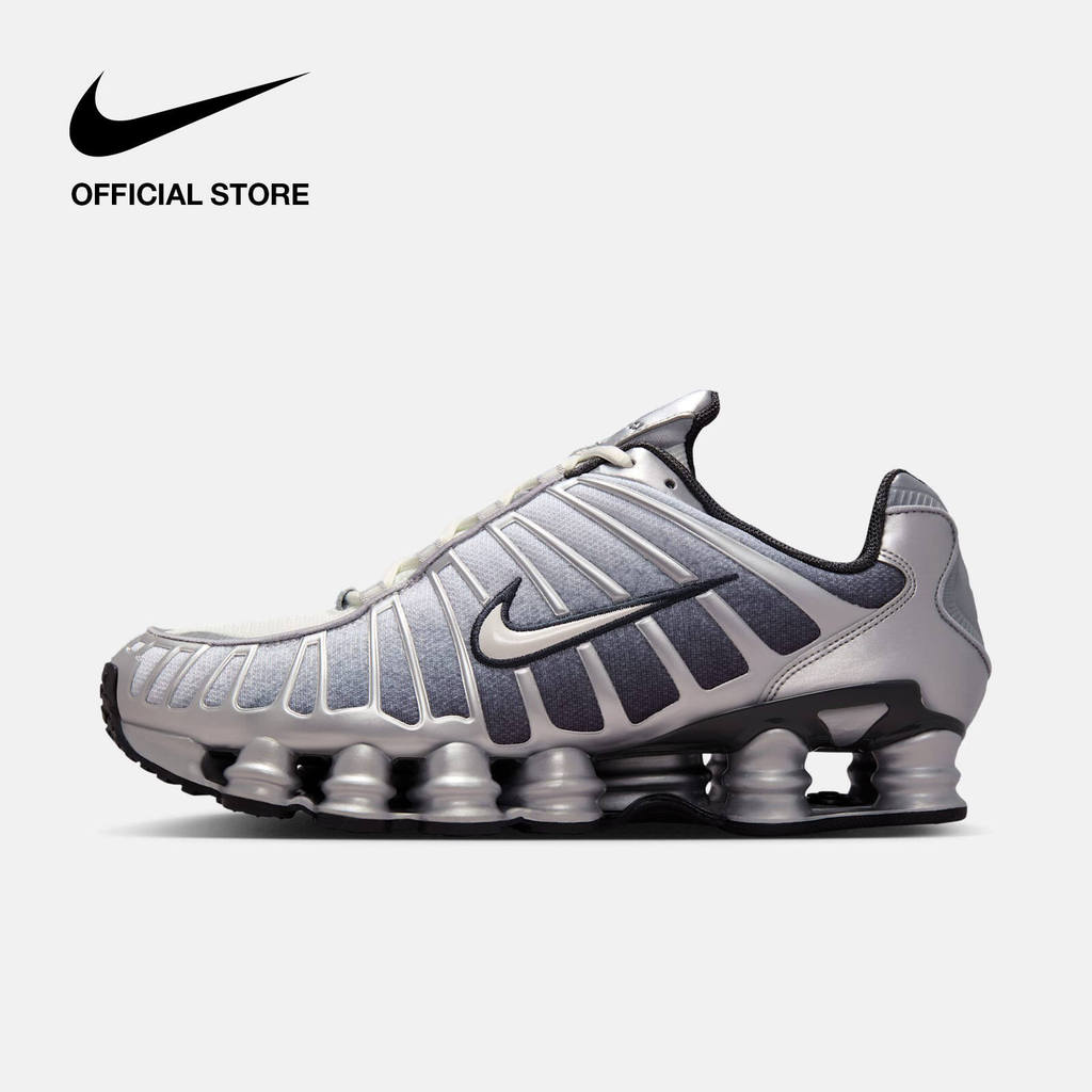 Nike Men's Shox TL with Reflective Design Accents Shoes - Metallic Silver [IH4466-095]