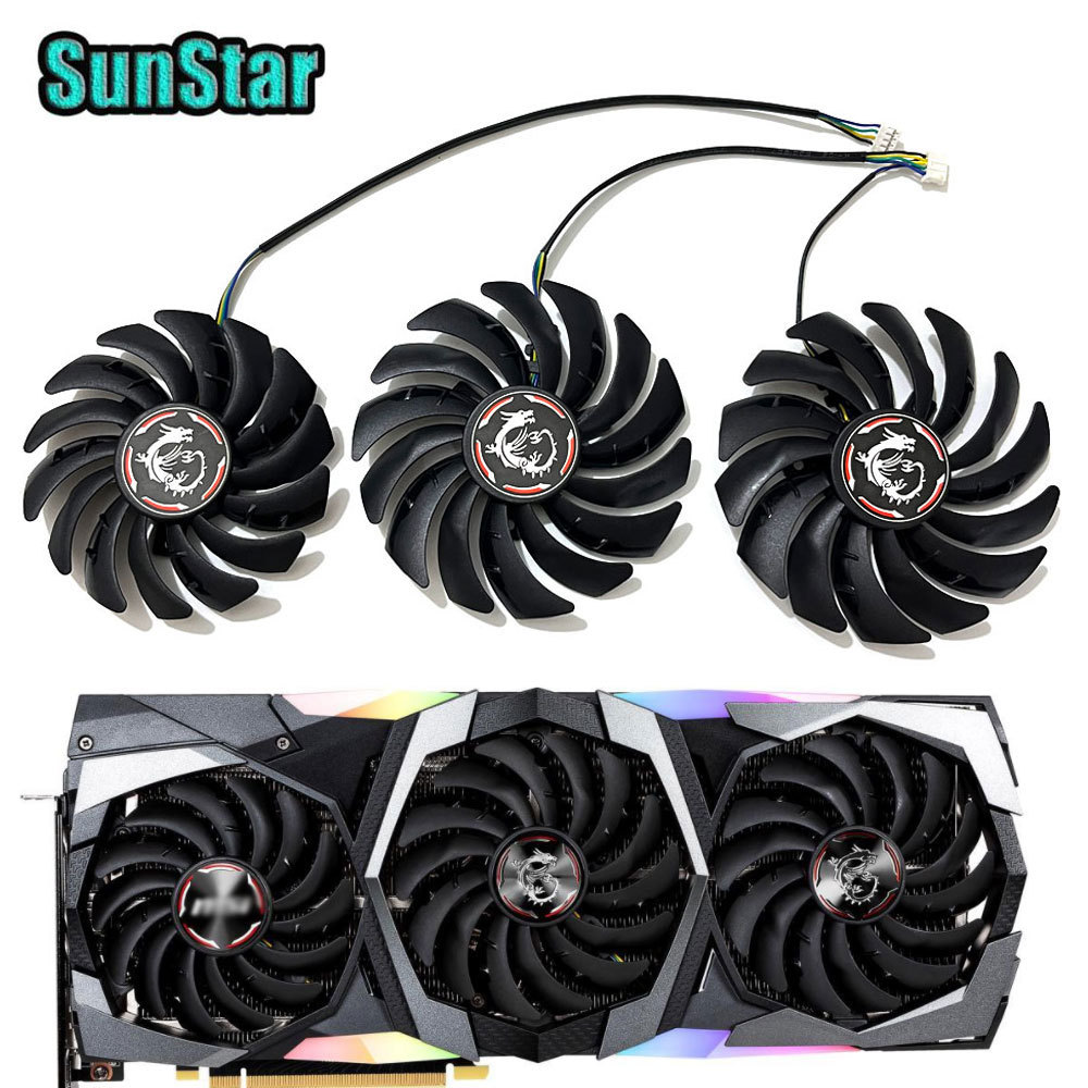 NEW RTX 2080 PLD09210S12HH PLD10010S12HH GPU Cooling Fan For MSI RTX 2070 2080 SUPER 2080 Ti GAMING