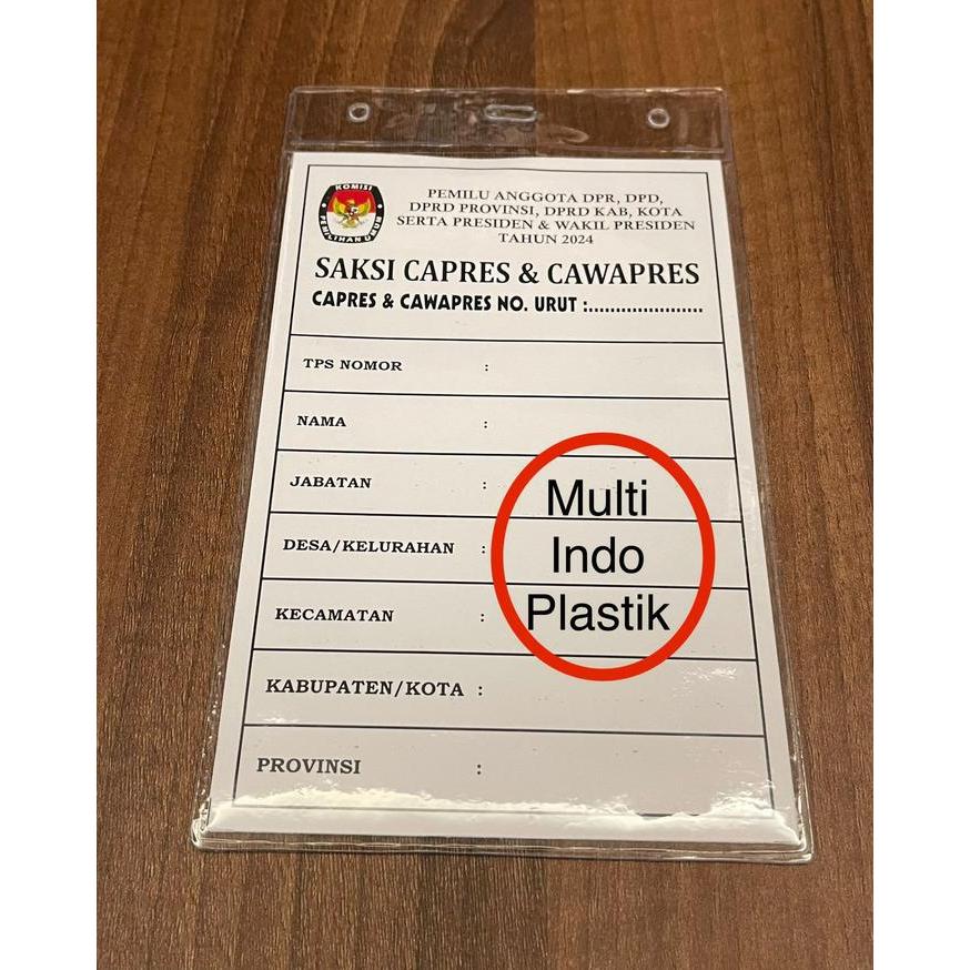 PLASTIK ID CARD KANTONG ID CARD PLASTIK NAMETAG KANTONG NAMETAG MURAH