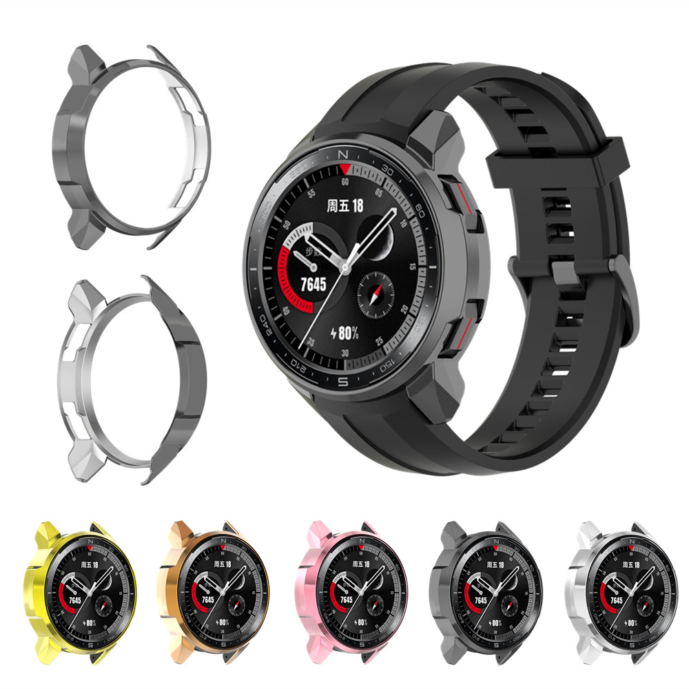 For Honor Watch Gs Pro Case Cover Plating Soft Tpu Protector Bumper For Honor Gs Pro Watch Cases