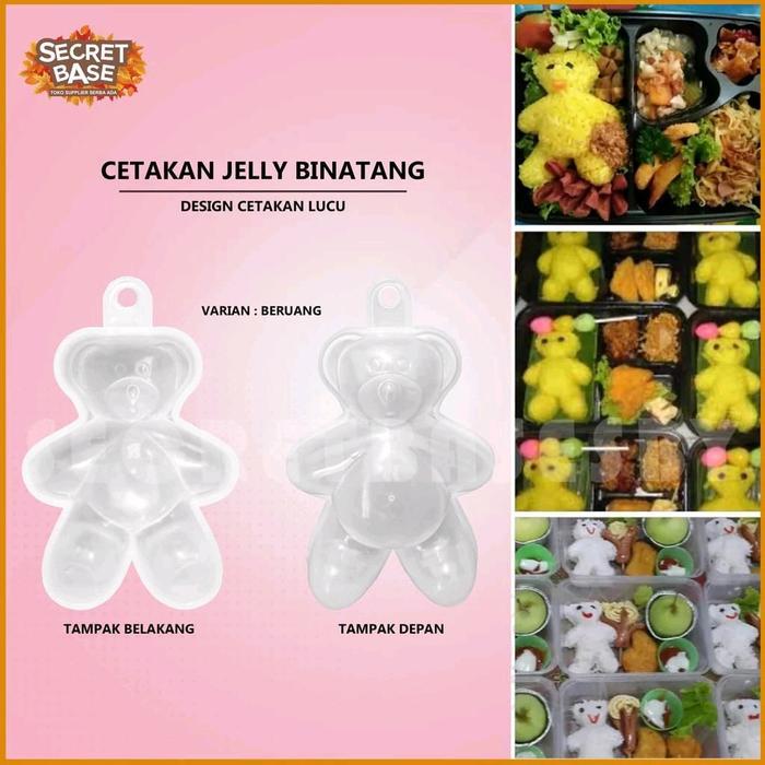 Cetakan Nasi Bento Karakter kelinci beruang kura kura Cetakan Puding Agar Agar