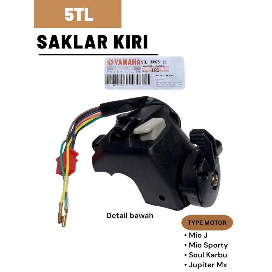 "New" Saklar Kiri Mio Sporty Soul Karbu J Jupiter Mx Foto Asli Motorcycle