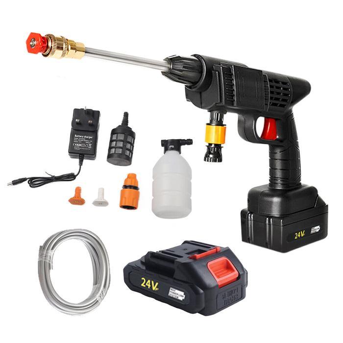 Alat Cuci Mobil Motor Baterai 1Pcs Jet Water Sprayer / Staem Mobil Baterai 1&2Pcs Pompa Cuci Mobil