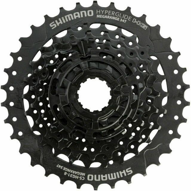 Sprocket 8 Speed 11-34T Hg31 Freewheel Cassete Hitam Original