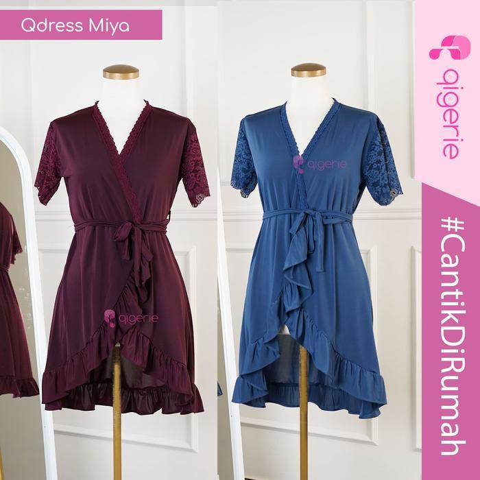 Miya Qigerie Kimono Dress Daster Kekinian Terbaru Baju Tidur Sexy Terpercaya