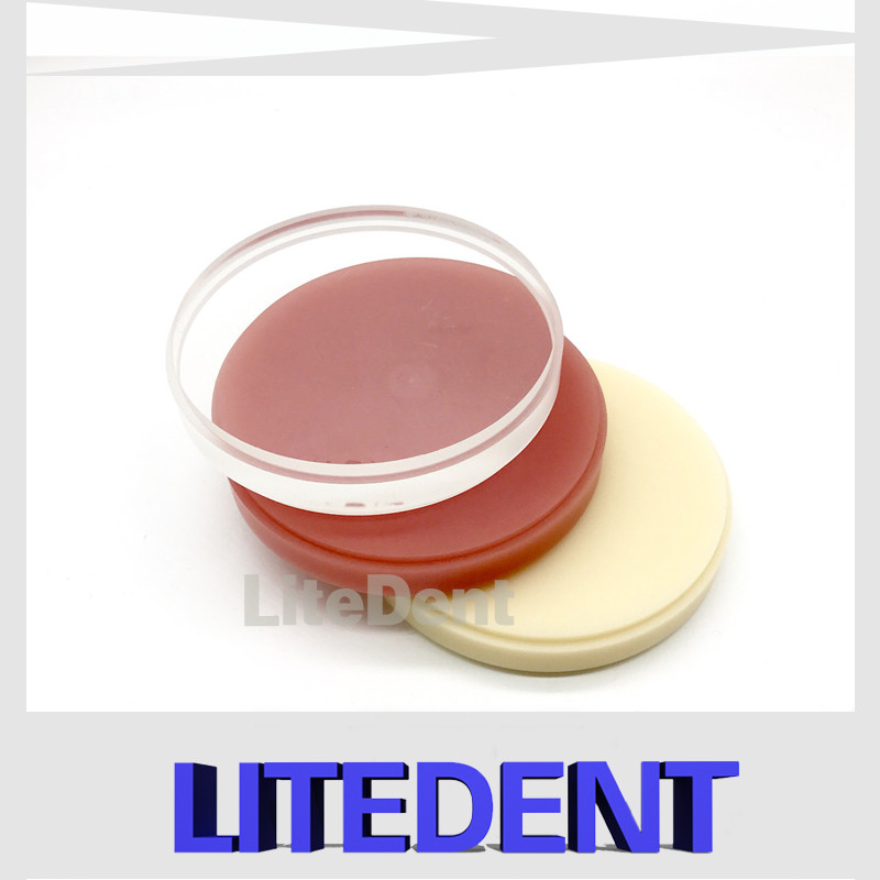 DISKON B1 B2 B3 B4 Color Monolayer PMMA Disc Dental PMMA Milling Disk 98mm Dental Laboratory Materia