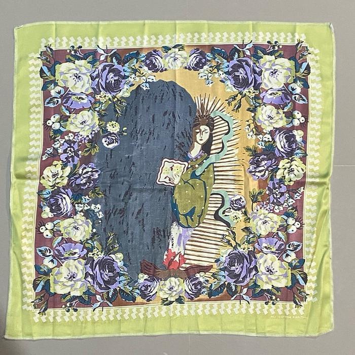 Kapital Japan Silk Bandana Amaterasu Omikami, Fastcolor 2024 [Baca Deskripsi] Scarf Slayer Terbaru