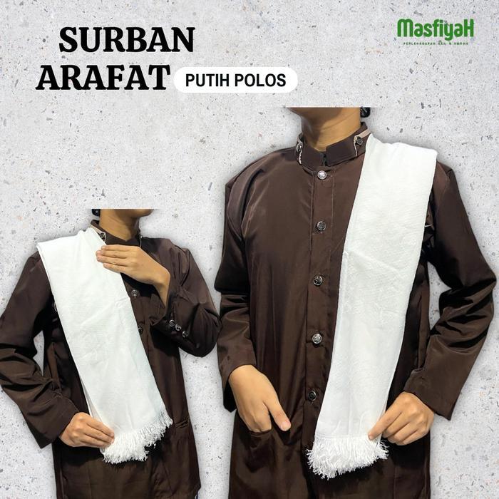 (10Pcs) Surban Arafat Polos Surban Putih Surban Warna Polos Kefiyeh Scraft Surban Putih Polos
