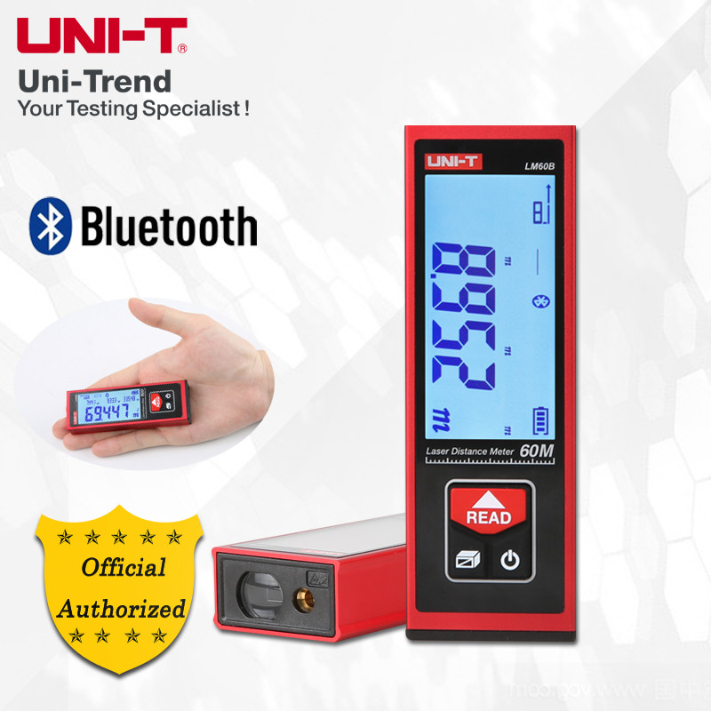 PROMO HARI INI  UNI-T LM60B LM50B LM40B mini Bluetooth rangefinder; high-precision laser electronic 