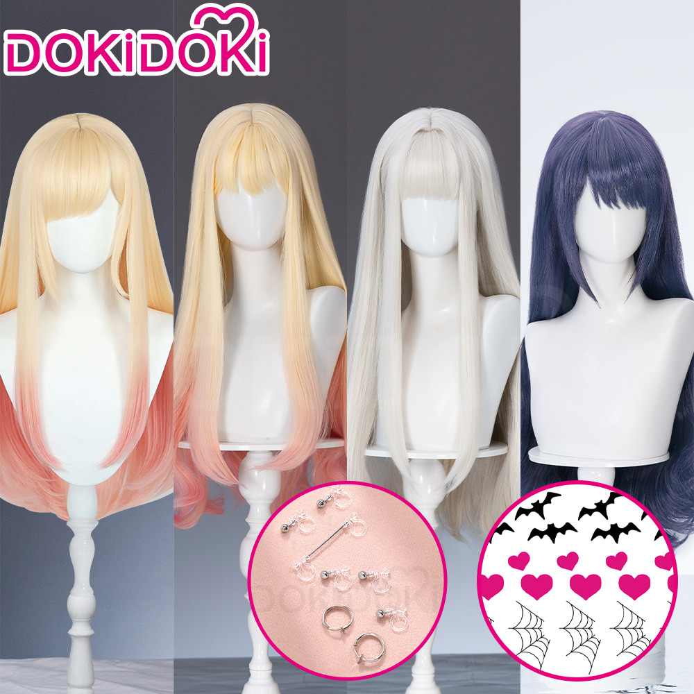 In Stock Kitagawa Marin Kuroe Shizuku Himeno Amane Wig Anime Cosplay Dokidoki Halloween Long Hair
