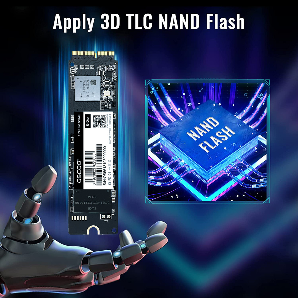 SSD Hard Disk PCIe SSD 256GB 512GB 1TB 2TB for Macbook Pro A1502 A1398 Macbook Air A1369 A1466 A1465