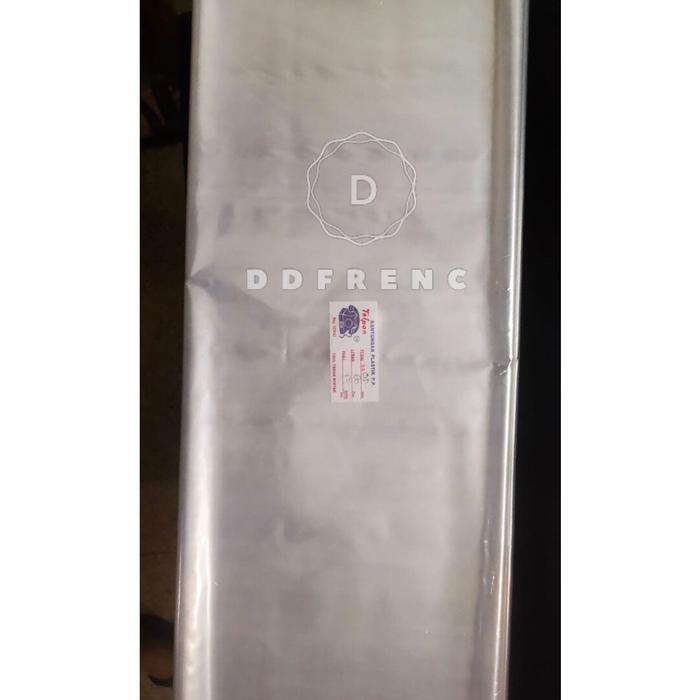 Plastik PP roll 60 x 50 m tebal 50 mikron transparan plastik laundry