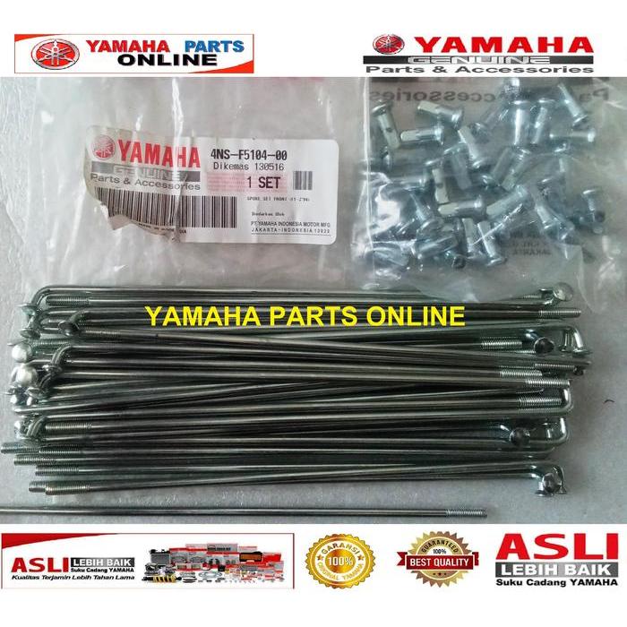 JARI JARI VELG RODA DEPAN F1ZR,JUPITER,VEGA,JUPITER Z,VEGA R 4NS-F5104-00 ORIGINAL YAMAHA ASLI 100%