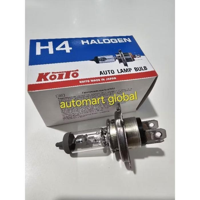 BOLA LAMPU DEPAN HALOGEN H4 12V 100/90W KOITO JAPAN