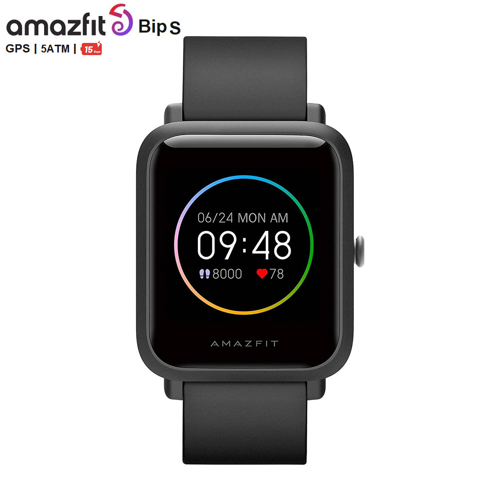 New Global Version Amazfit Bip S Smartwatch 5ATM waterproof built in GPS GLONASS Bluetooth Smart Wat