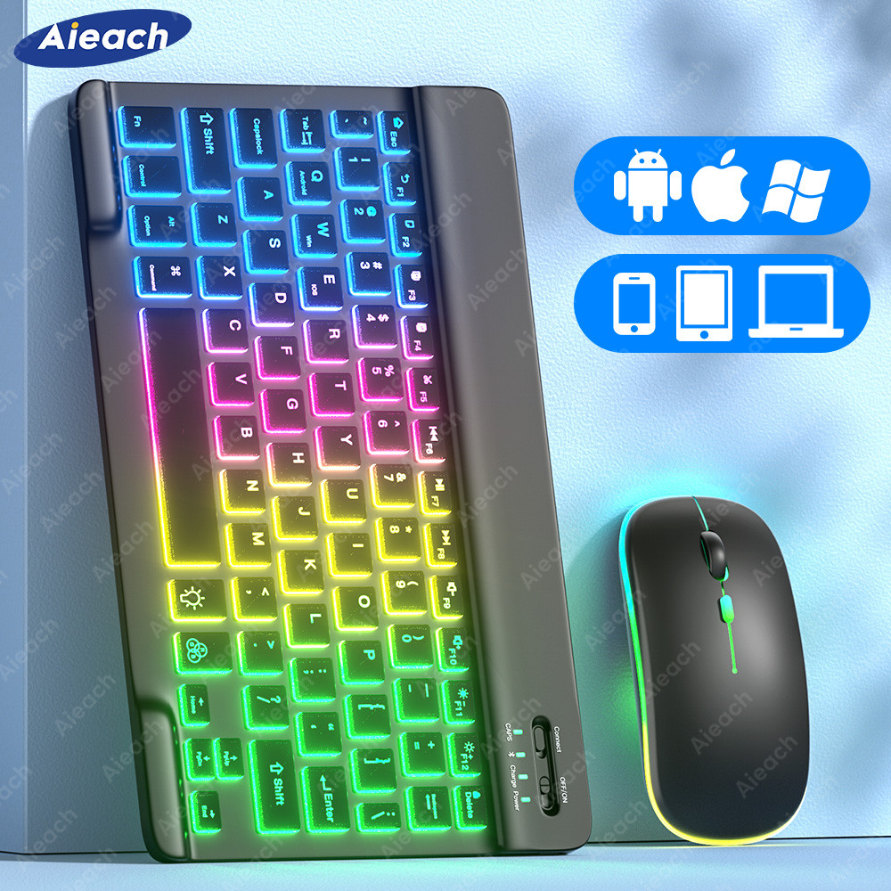 Bluetooth Wireless Keyboard For Tablet Cell Phone Windows Android iOS Tablet Keyboard Ultra Light