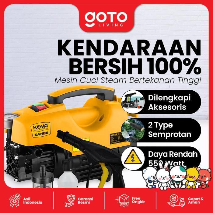 Kova Canon Jet Cleaner High Pressure Alat Steam Mesin Cuci Mobil Motor