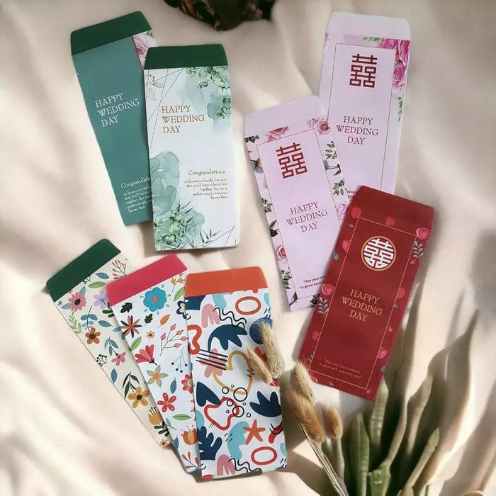ISI 10 AMPLOP ANGPAO WEDDING/AMPLOP KONDANGAN/ANGPAO WEDDING
