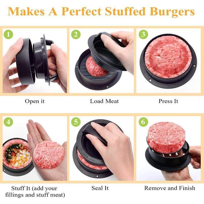 Cetakan Daging Burger. Burger Maker Mold