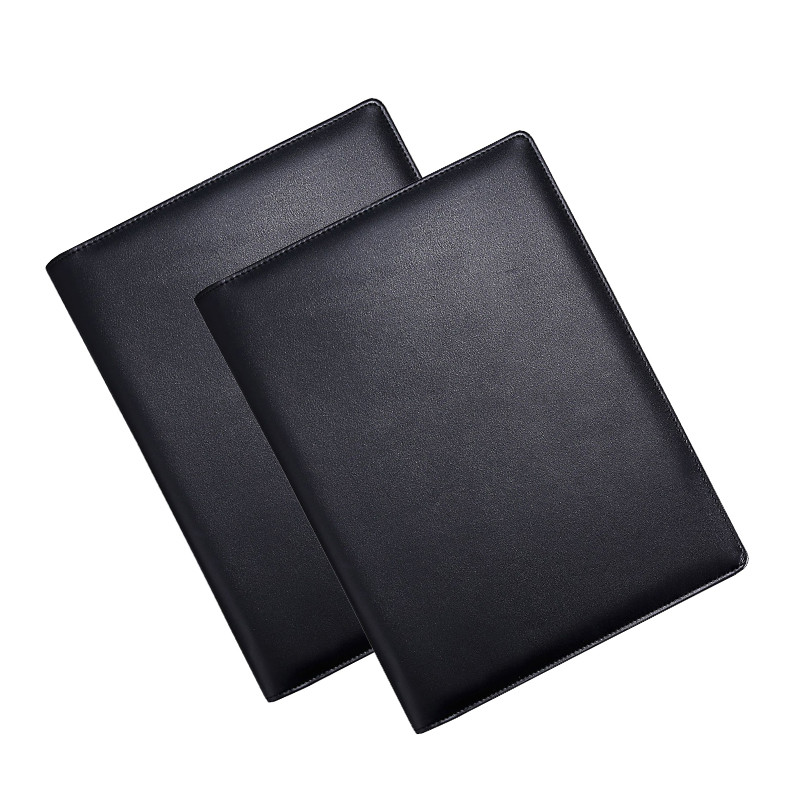 Conference A4 Genuine Leather Portfolio Folder Business Execut File Folder For Man Documents Holder