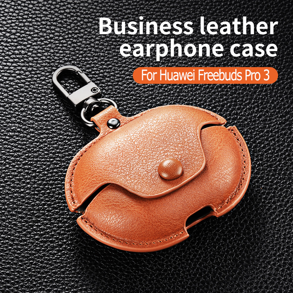 Leather Case For Freebuds Pro 2 3 4 Freebuds 4I 5I 6I Se 2 Se 3 Cover For Freebuds 5 5I 4I Pro2 Pro3
