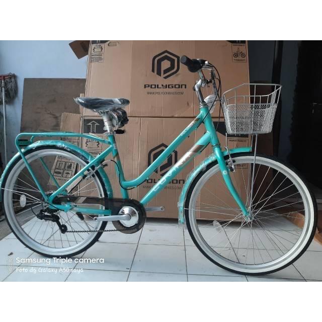 Sepeda MINI CITYBIKE CTB 26 INCH POLYGON LOVINA - Tosca
