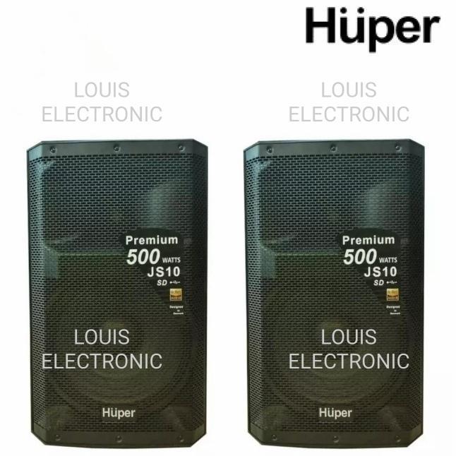 terlaris Speaker Aktif HUPER JS10 15 Inch 500 WATT - Bisa USB ORIGINAL (1 Pcs) 100% ori