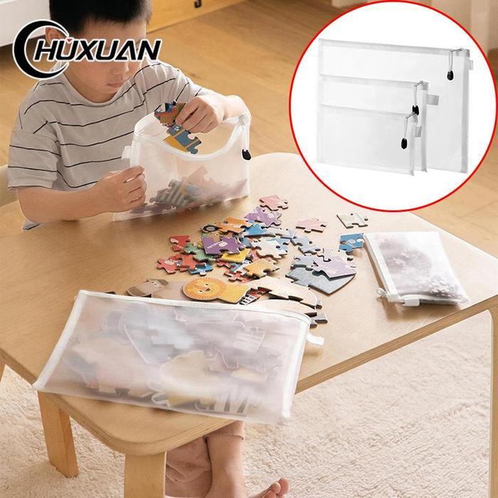 1PC A4/A5/A6 Mesh Zipper Pouch Document Bag Waterproof Zip File