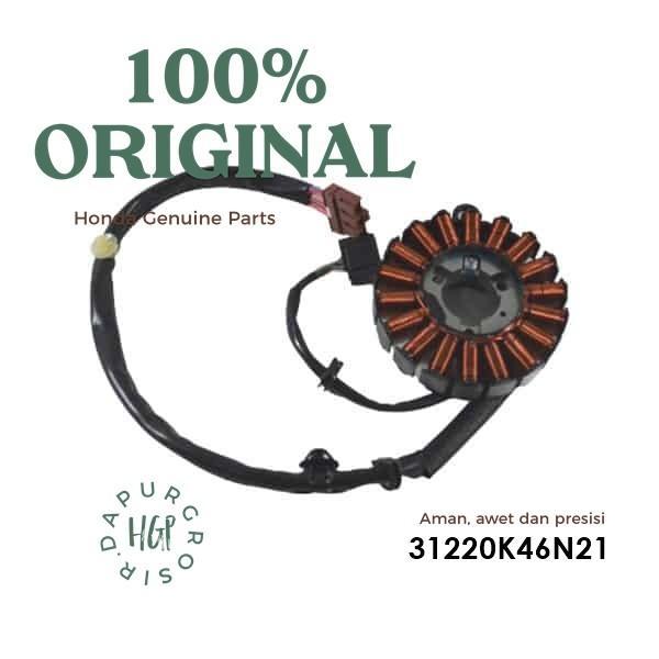 Termurah Spul + Sensor CKP Vario 110 Fi ESP , Stator Comp Original AHM - 31220K46N21