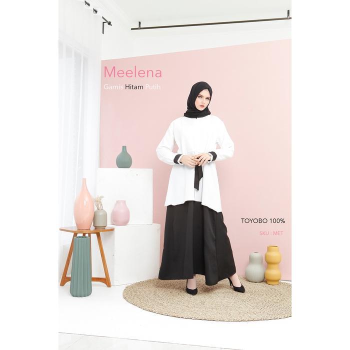 MILENA GAMIS PNS/HITAM PUTIH/PDH/SERAGAM PNS WANITA/GAMIS PDH/GAMIS PNS TOYOBO XL,XXL,XXXLJUMBO
