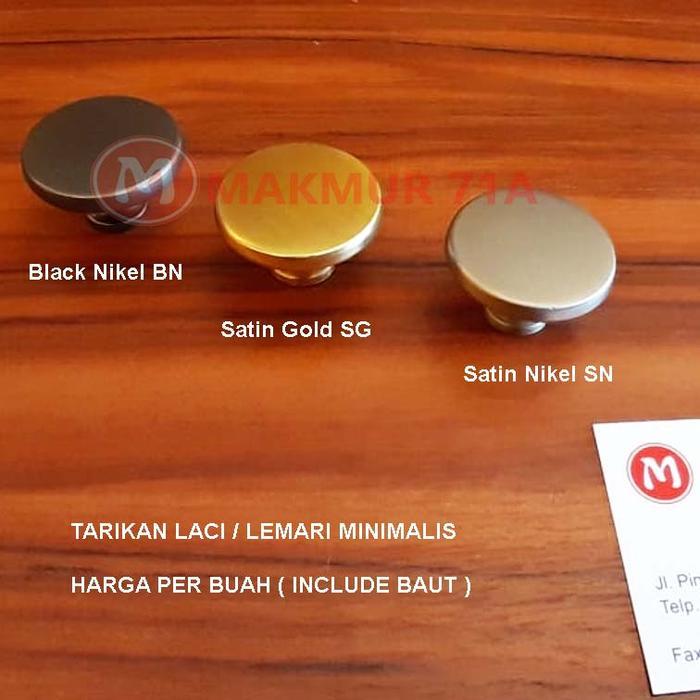 Tarikan Knob Laci Atau Lemari Minimalis Bulat 1236