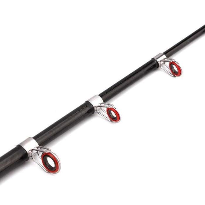 Joran Pancing Mini Antena Telescopic 7 Ruas 1.5M Reel Seat Jepit Hitam